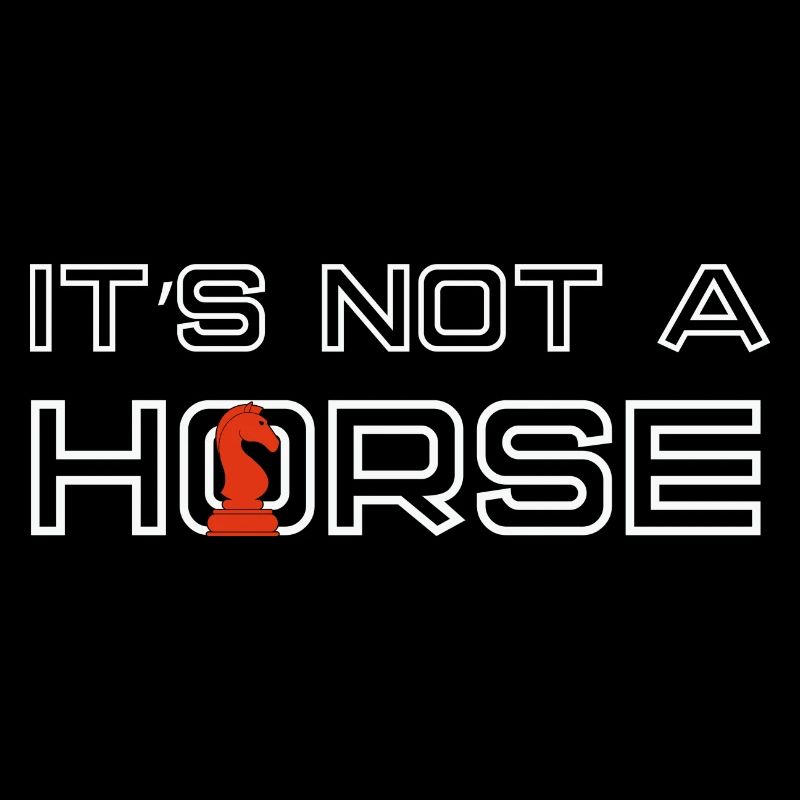 Ce n’est pas un cheval que le chevalier échiquète se déplace