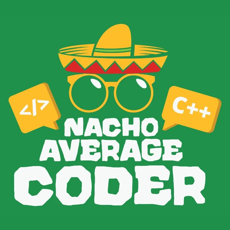 Nacho Codeur Moyen Codage Taco Programmeur Mexicain
