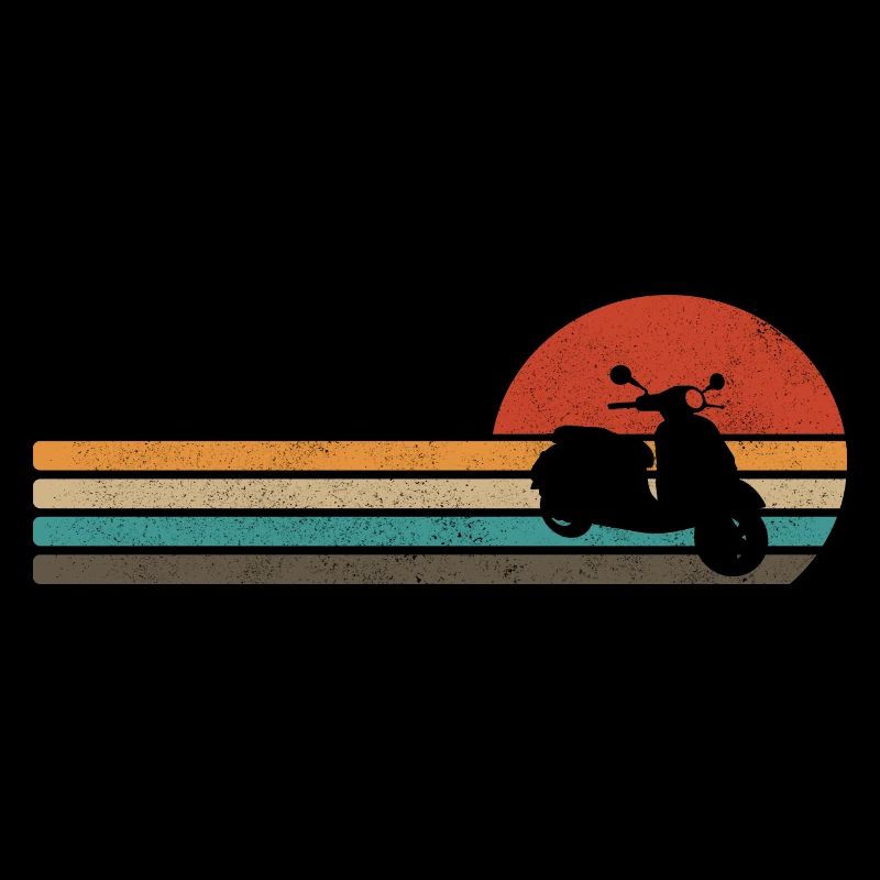 Scooter Rétro Cyclomoteur