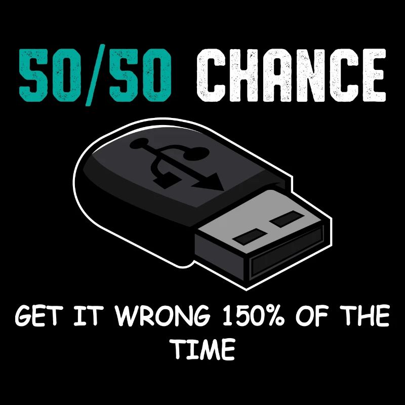 USB 50/50 Humorous Person Gift