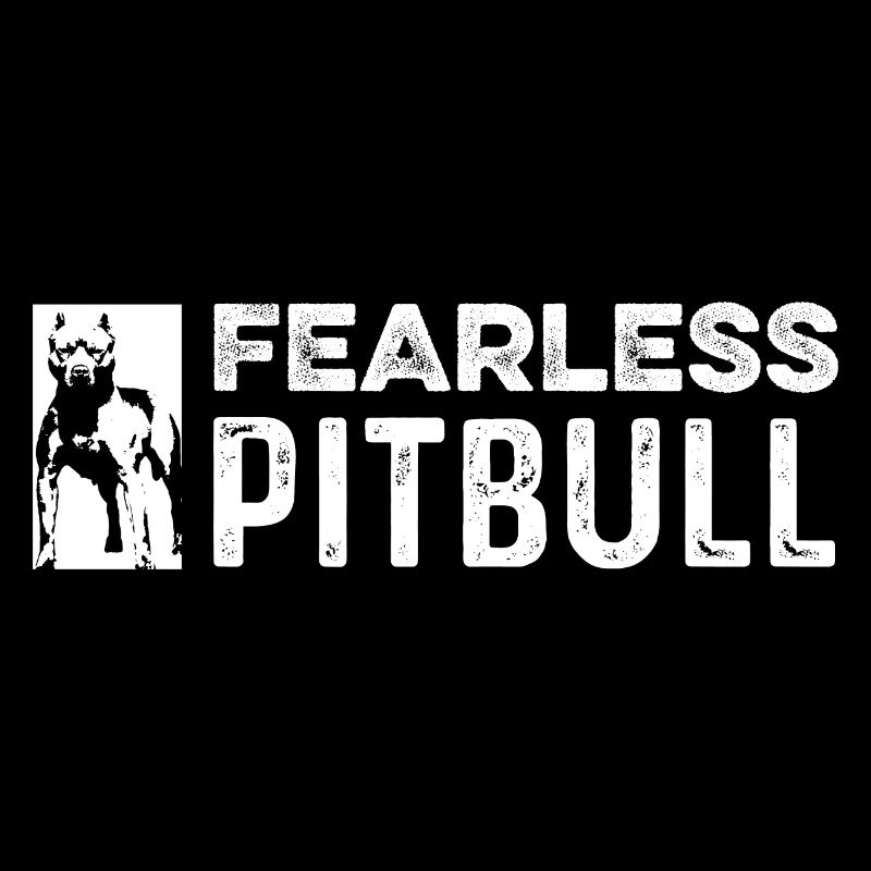 Furchtloser Pitbull Furchtlos oder mutig Gift