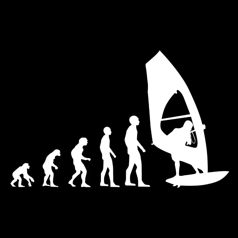 Windsurfing Windsurfen Evolution Windsurfer Surfen