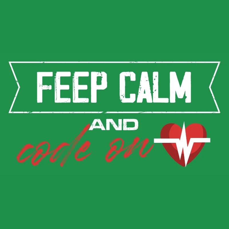 keep calm and code on