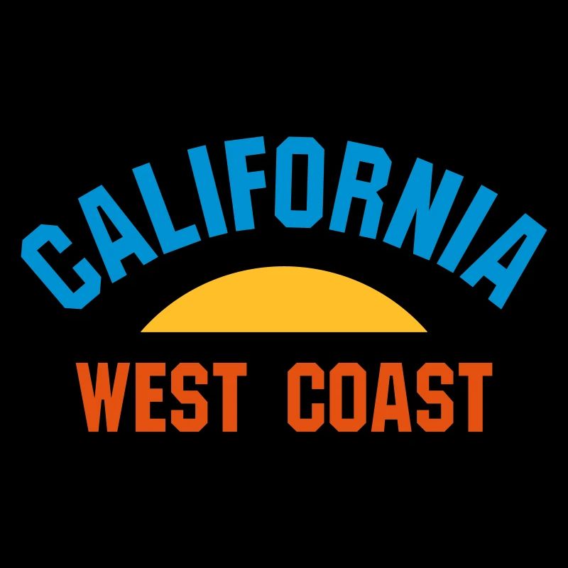 ★ Couleurs de conception modifiables ★ Côte ouest de la Californie