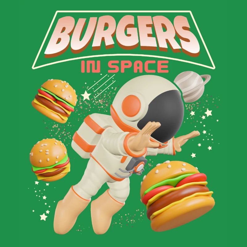 Hamburger lustiger Spruch Burger-Hamburger