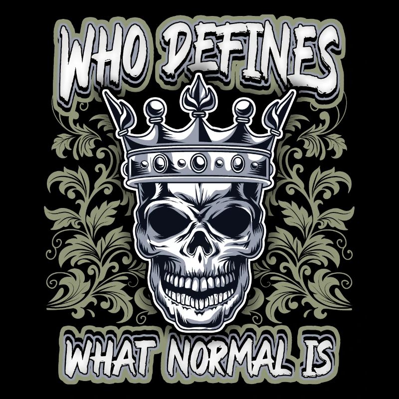 Laughing skull, skull, biker motif
