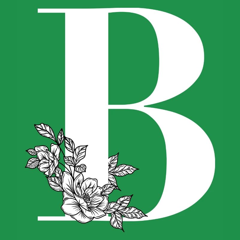 Lettre B Fleur