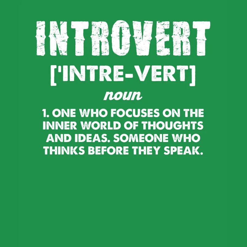 Introvert Definition Humor Statement