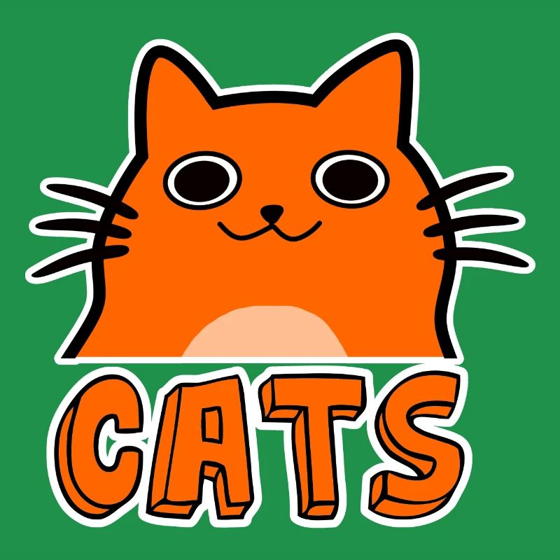 Chat de dessin animé mignon