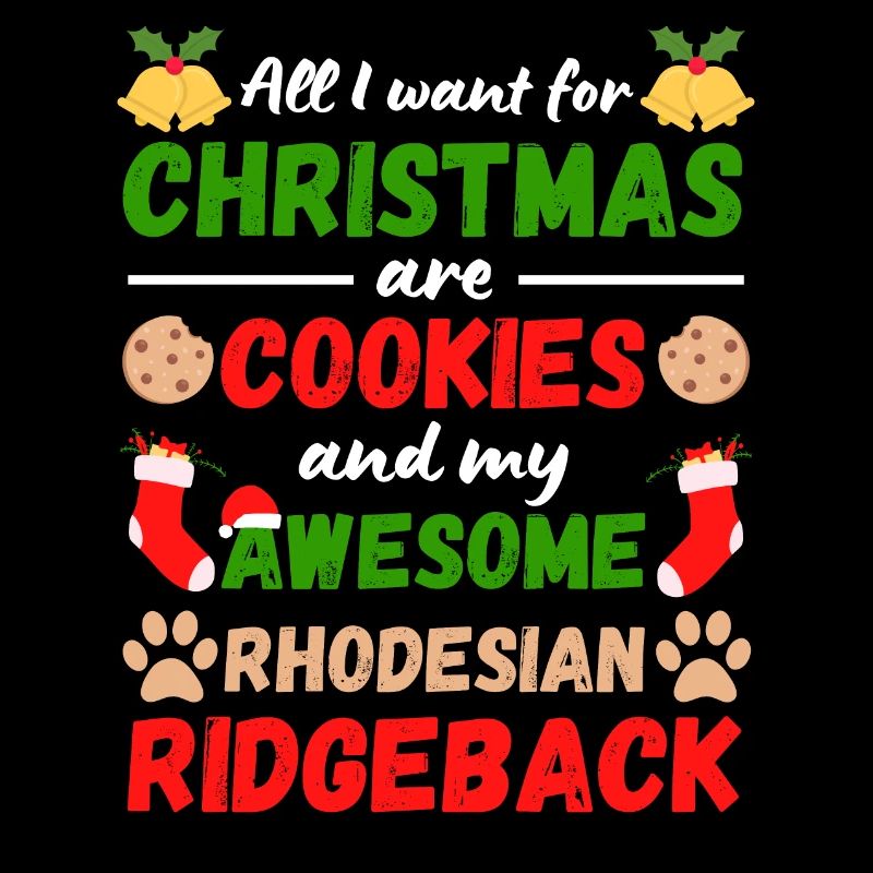Biscuits Rhodesian Ridgeback de Noël