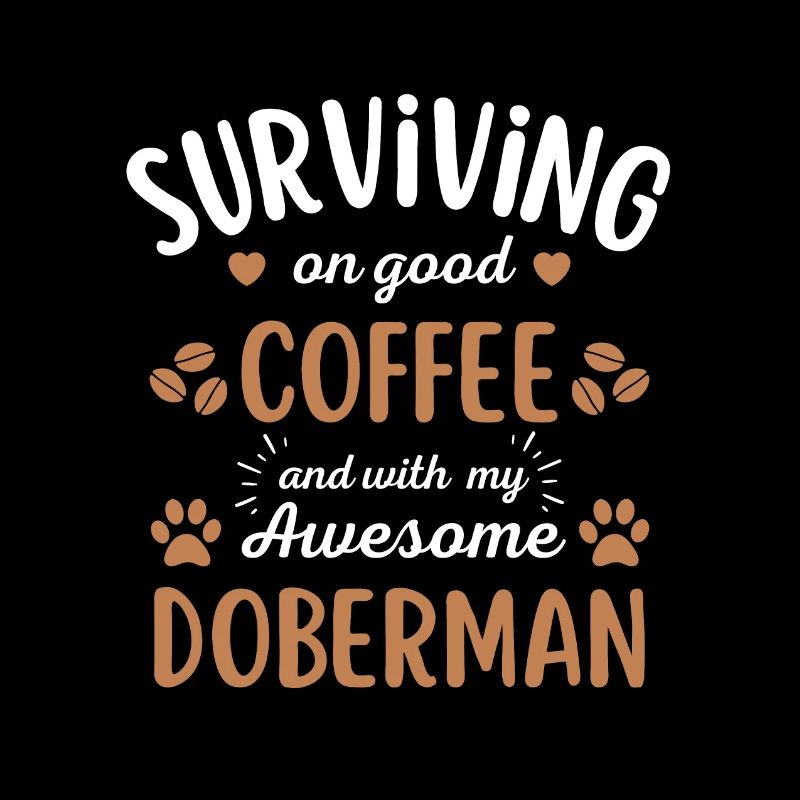 Dobermann Kaffee Hund Cafe