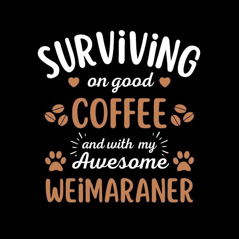 Weimaraner Kaffee Hund Cafe