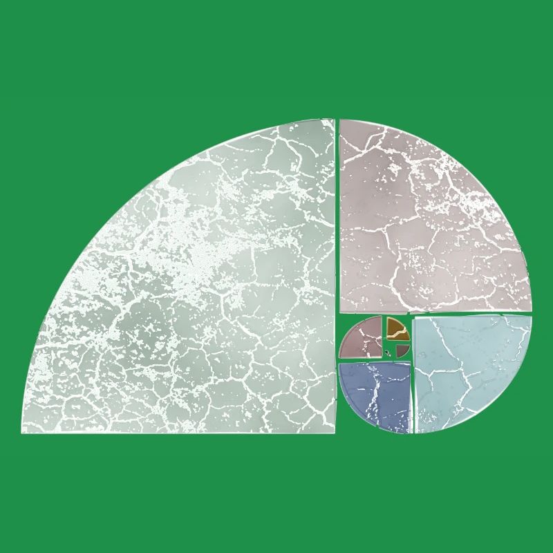 Fibonacci Spiral Sequence - Light Colored 1