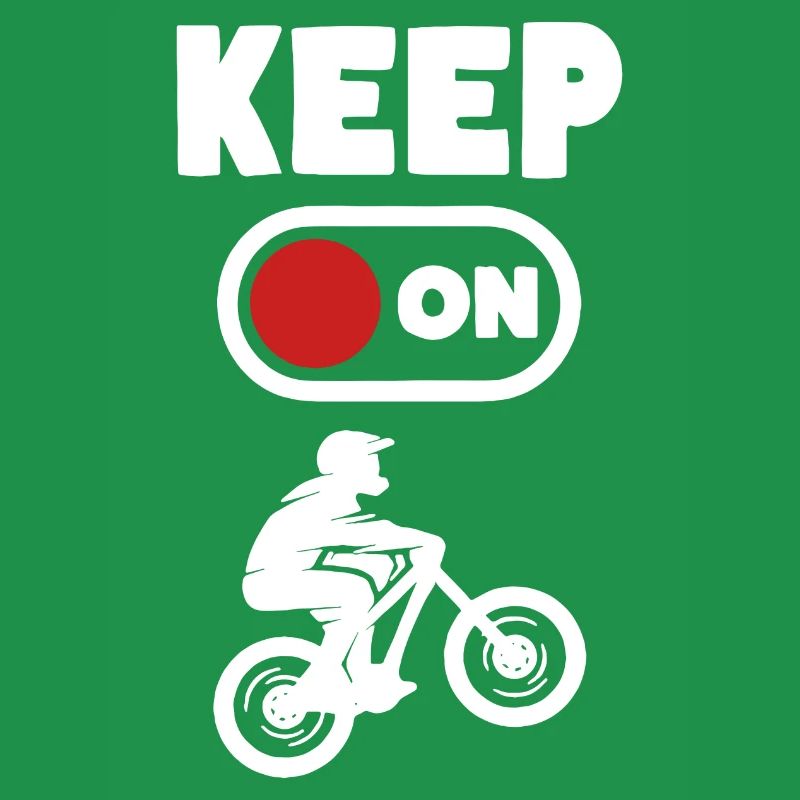Ebike Keep on Biking Biker Bicycle E-Bike