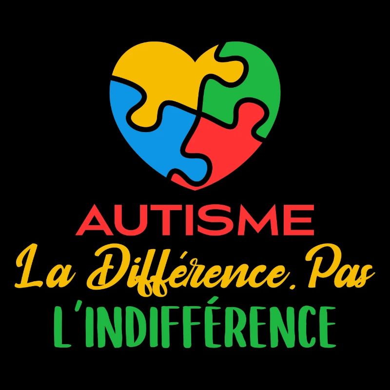 Avril Bleu Autisme Différence Pas Indifférence