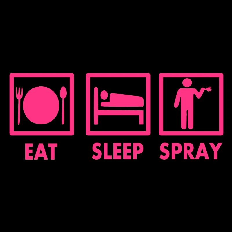 Eat Sleep Spray Vector Design
