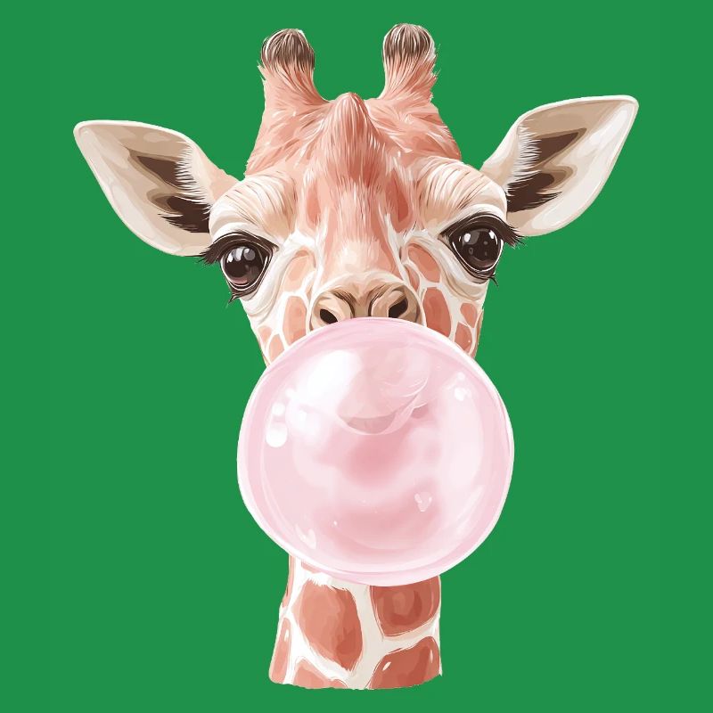 Funny Giraffe Bubble Gum