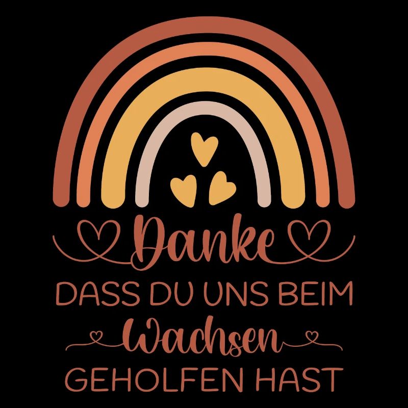 Boho Regenbogen Danke Abschied Kita Kindergarten