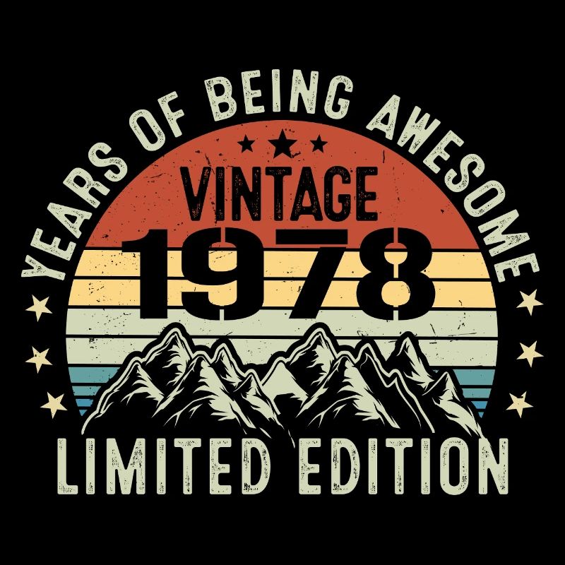 Cadeau pour Célébrer Votre Année de Naissance 1978