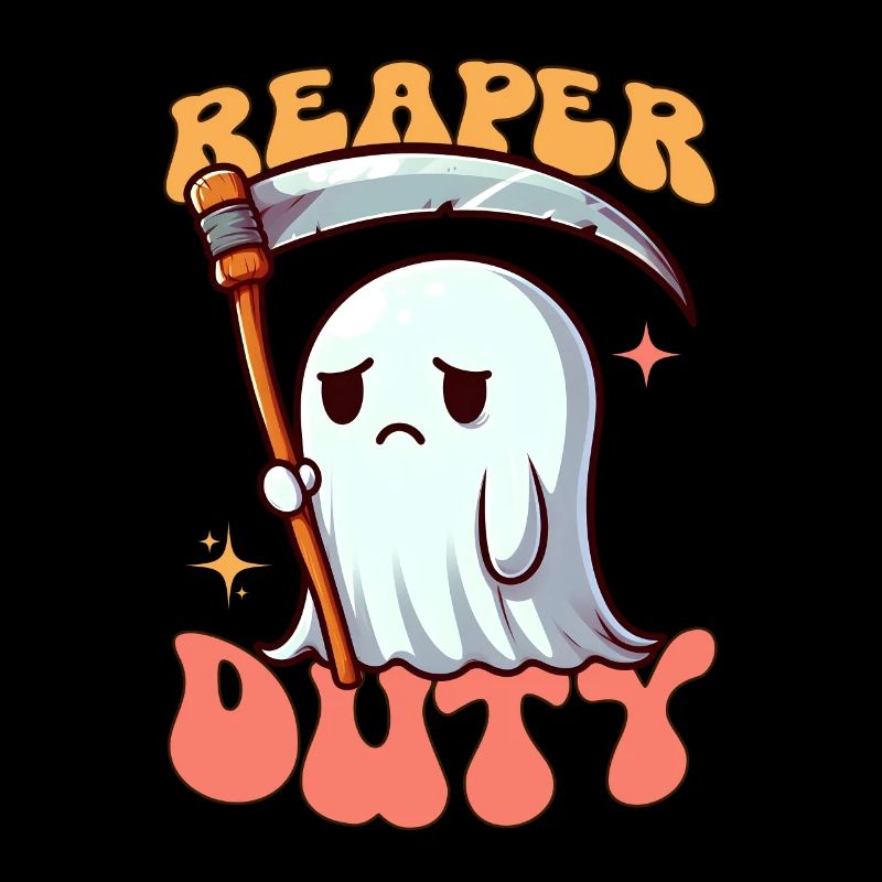 Ghost - Grim Ghost - Reaper Ghost Halloween Ghost