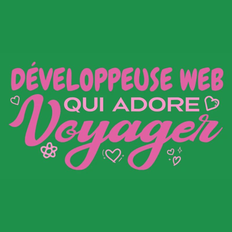 Développeuse web globe-trotteuse passionnée voyage