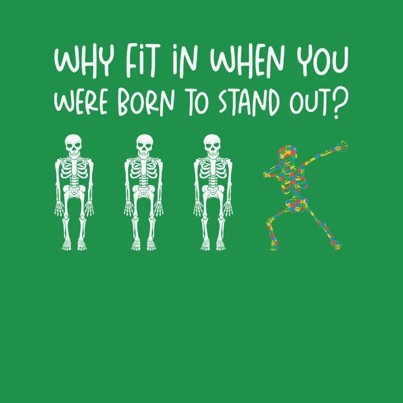 Scheletro colorato supportato nel dabbing