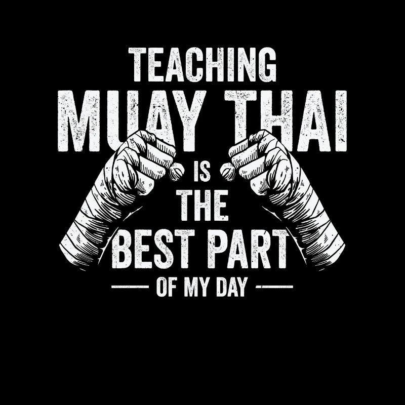 Muay Thai Coach Kickboxing Instructor Martial Arts