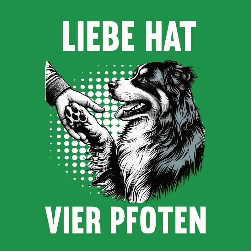 Liebe hat Vier Pfoten Australian Shepherd Aussie