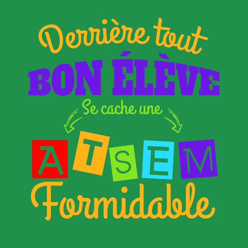 une atsem formidable - idée cadeau atsem