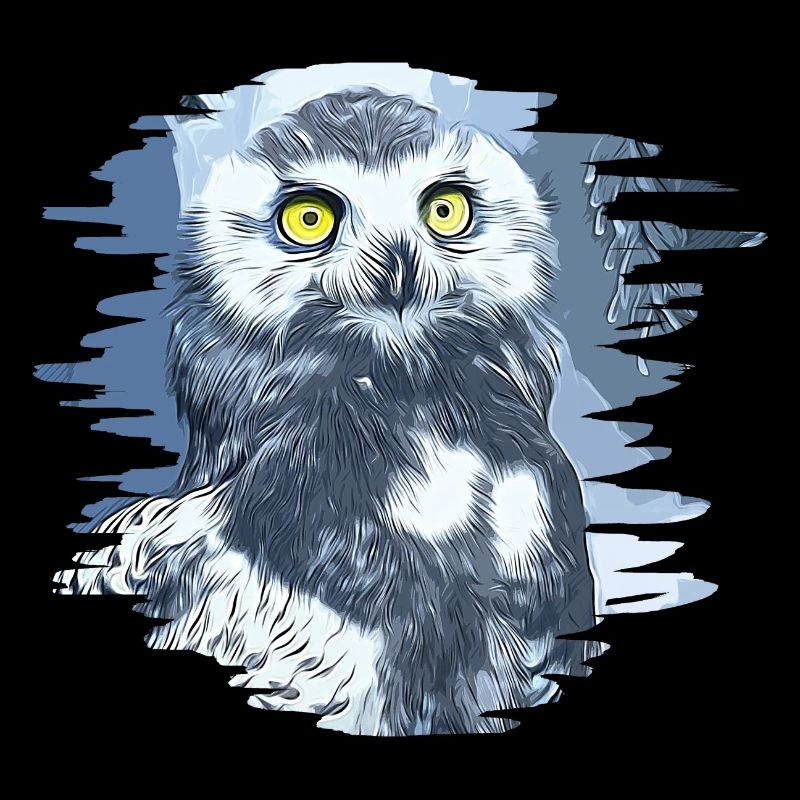 gxp snowy owl vector art