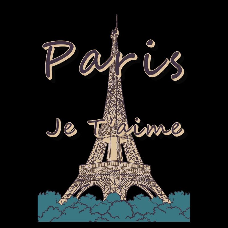 Paris Je Taime Eiffelturm Pariser Frankreich