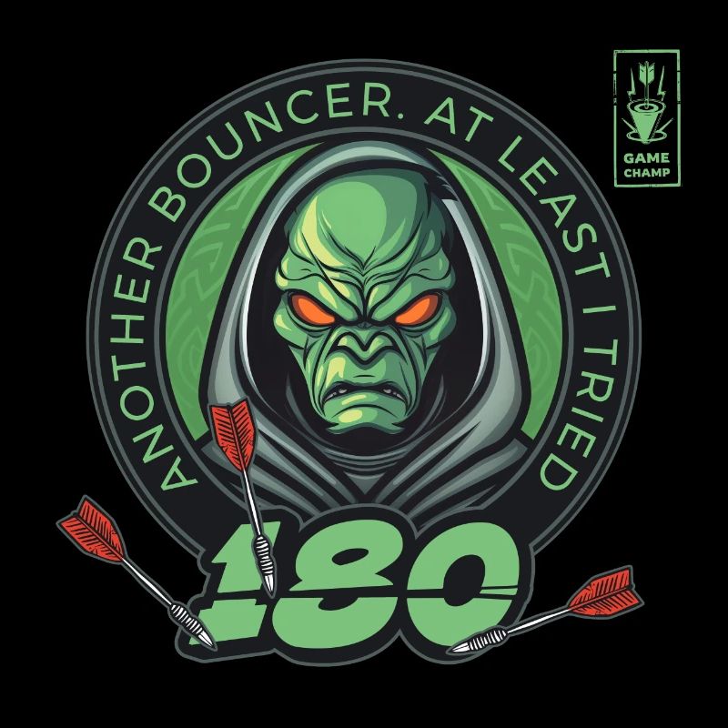 Fléchettes 180 Transat Vert Joueur Équipe de fléchettes