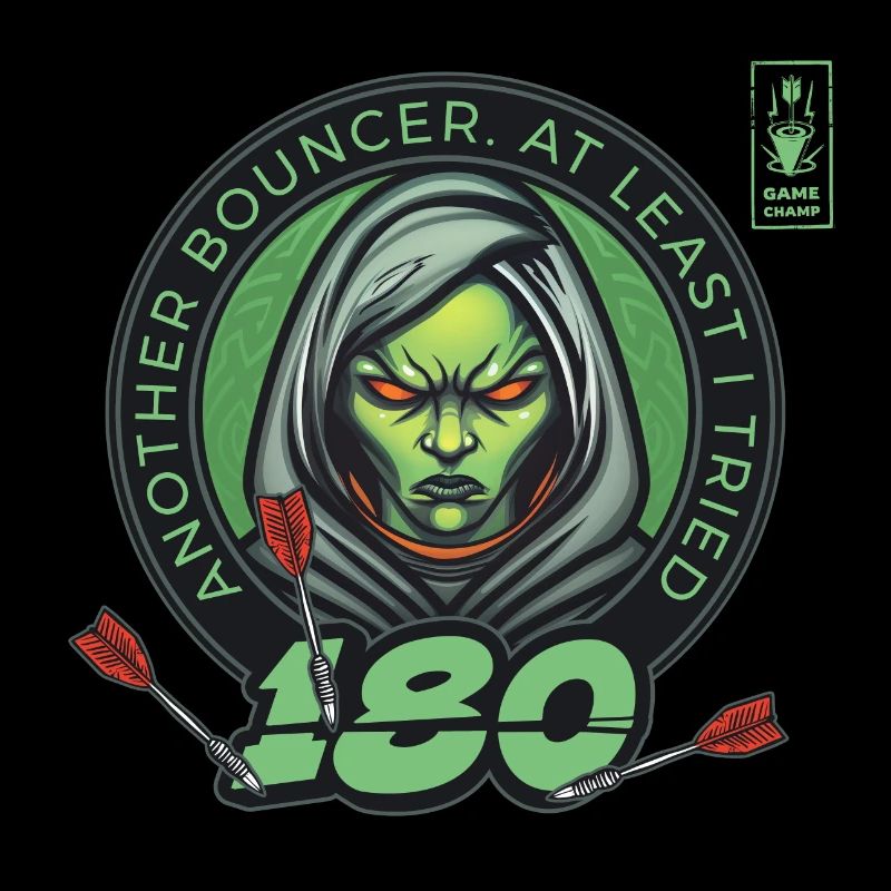 Fléchettes 180 Transat Vert Joueur Équipe de fléchettes