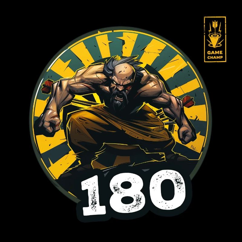 Darts 180 Gelber Game Champ Dart - Dart Team