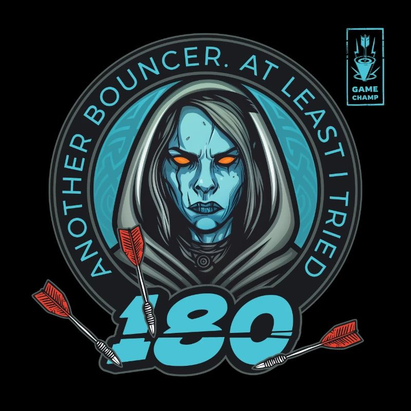 Darts 180 Bouncer Blue Player Dart Team