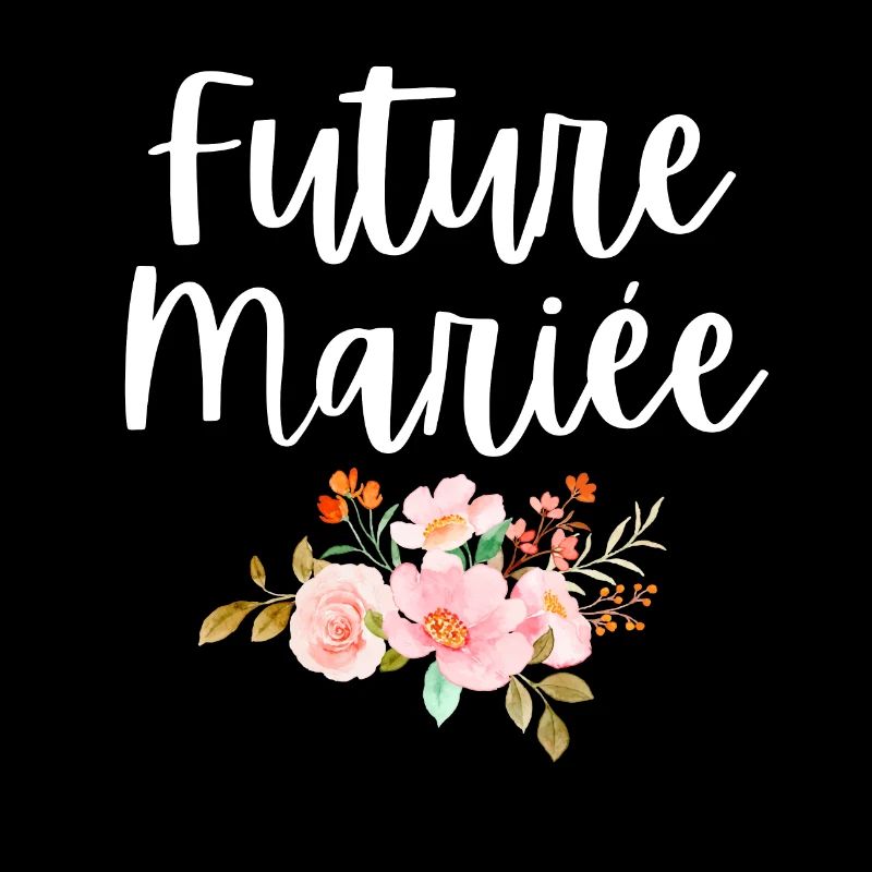 Future mariée bouquet de fleurs
