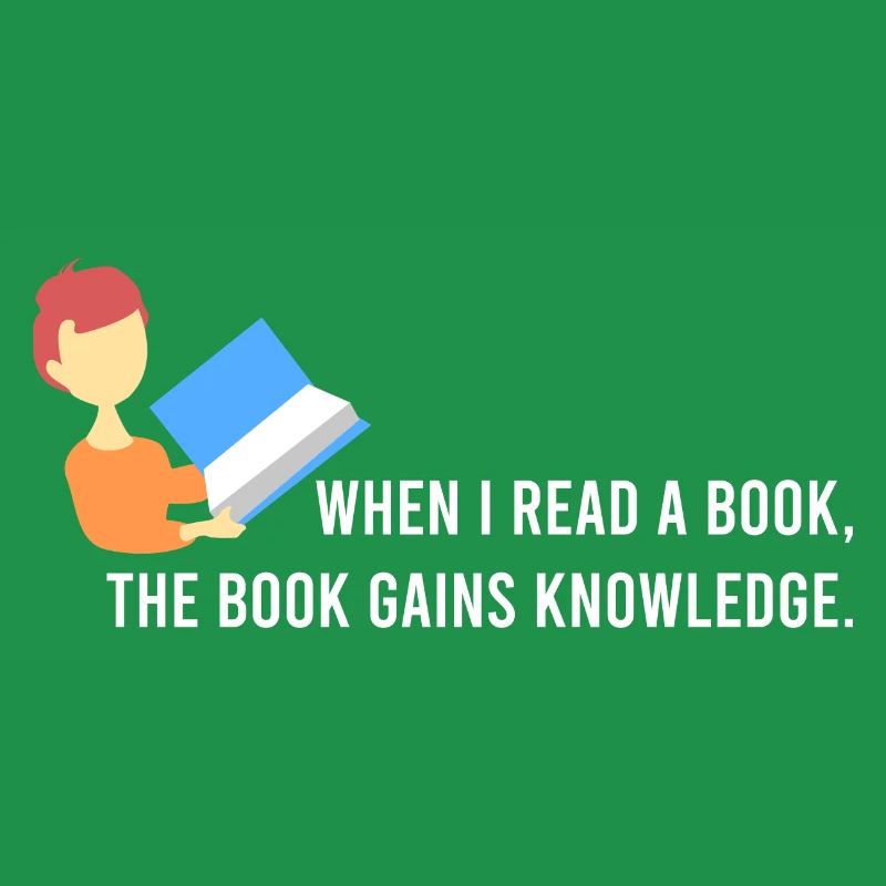 When I read a book