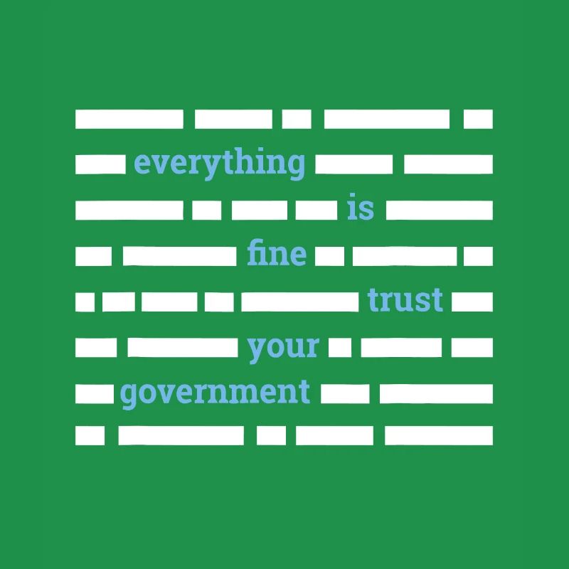 Everything is Fine Trust Your Government