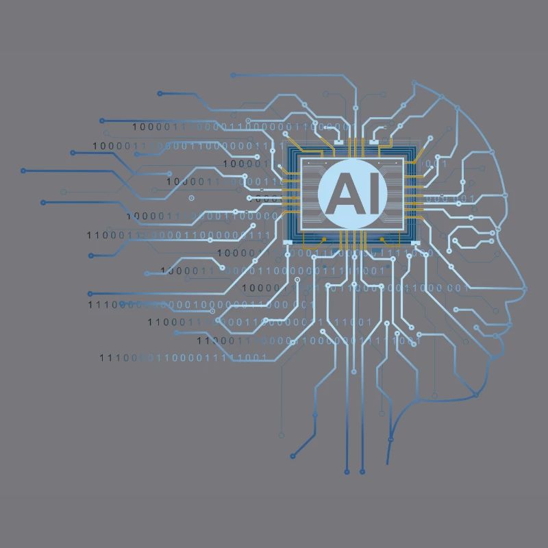 AI - Binary Code Artificial Intelligence Computer Science