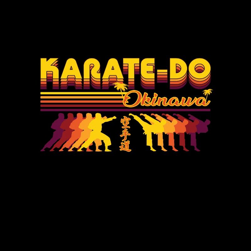 Cool Karate-do Retro Design