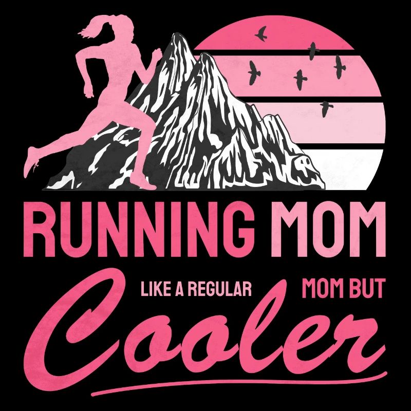 Cadeau de refroidissement de maman de course pour le coureur de maman