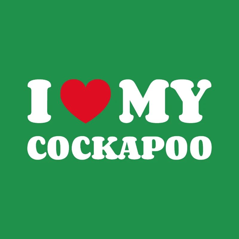J'aime mon Cockapoo Cockerdoodle Cockerpoo