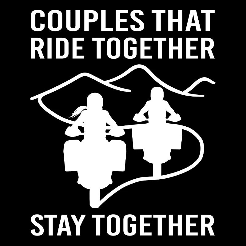 Les couples qui roulent ensemble restent ensemble moto