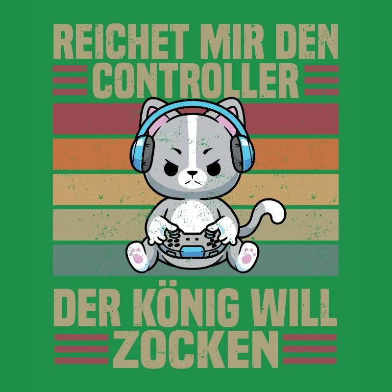 Reichet mir den Controller der König will zocken