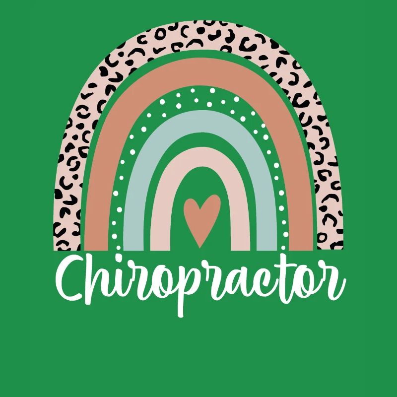 Chiropractor Rainbow Leopard Funny Chiropractor