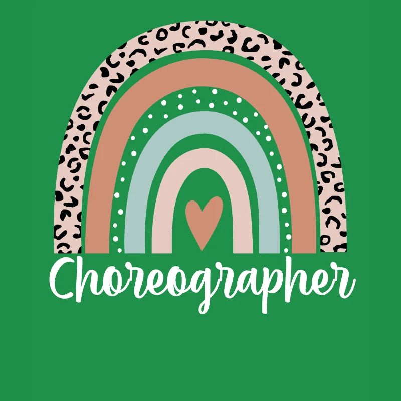 Choreograf Regenbogenleopard Lustiger Choreograf