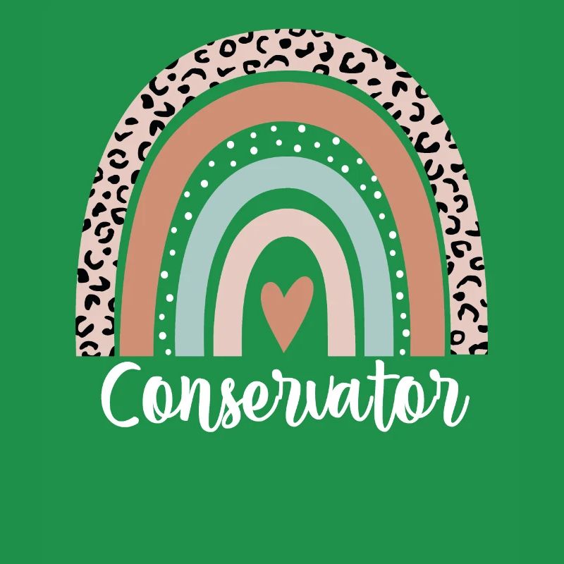 Restaurator Regenbogen Leopard Lustiger Restaurator