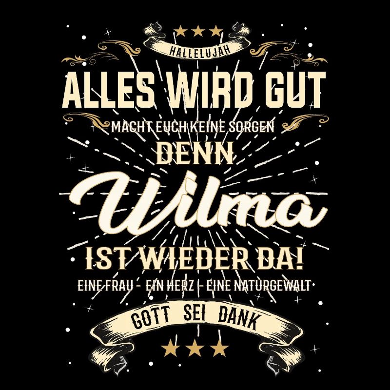 Alles wird gut denn Wilma Ist da Outfit