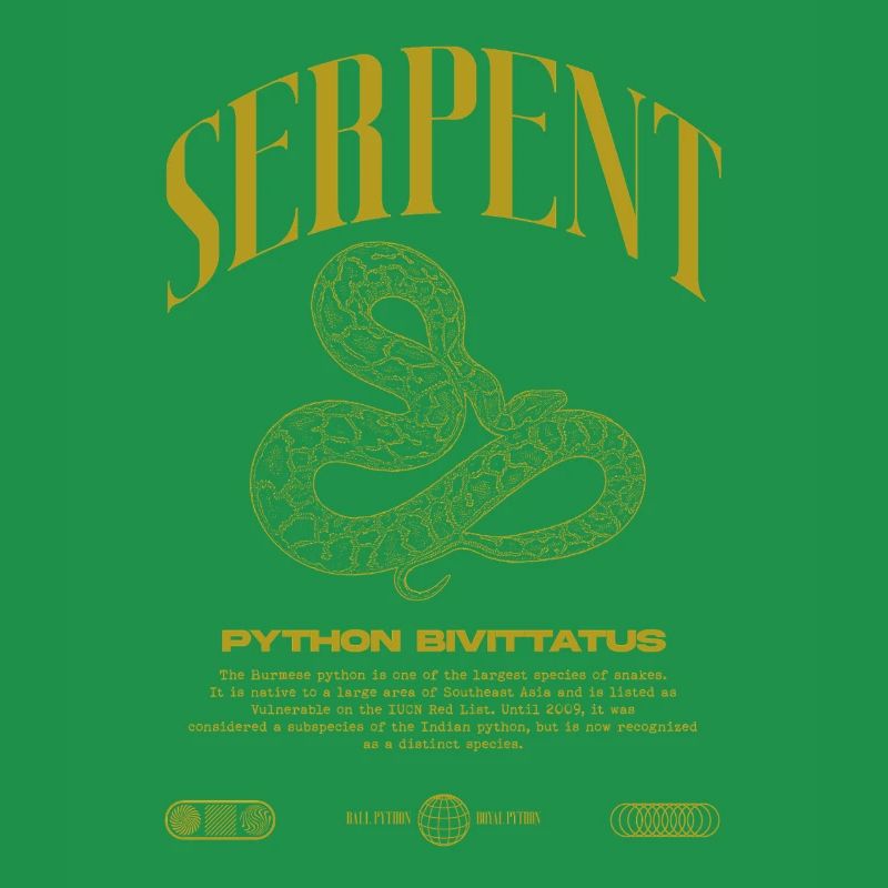 Python Birman Moderne Reptile Keeper Streetwear
