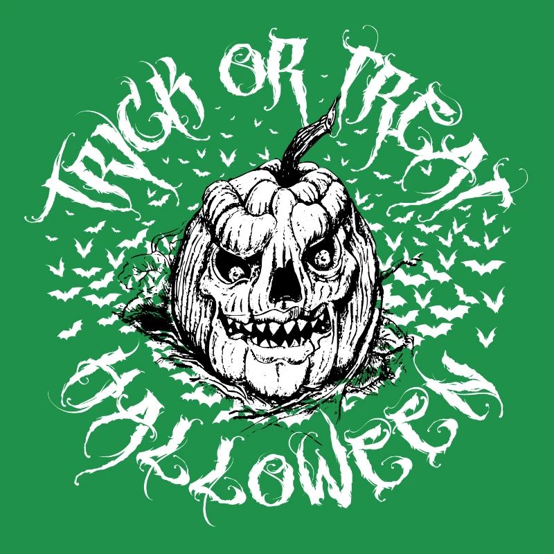 Halloween Süßes oder Saures Kürbis - Horror